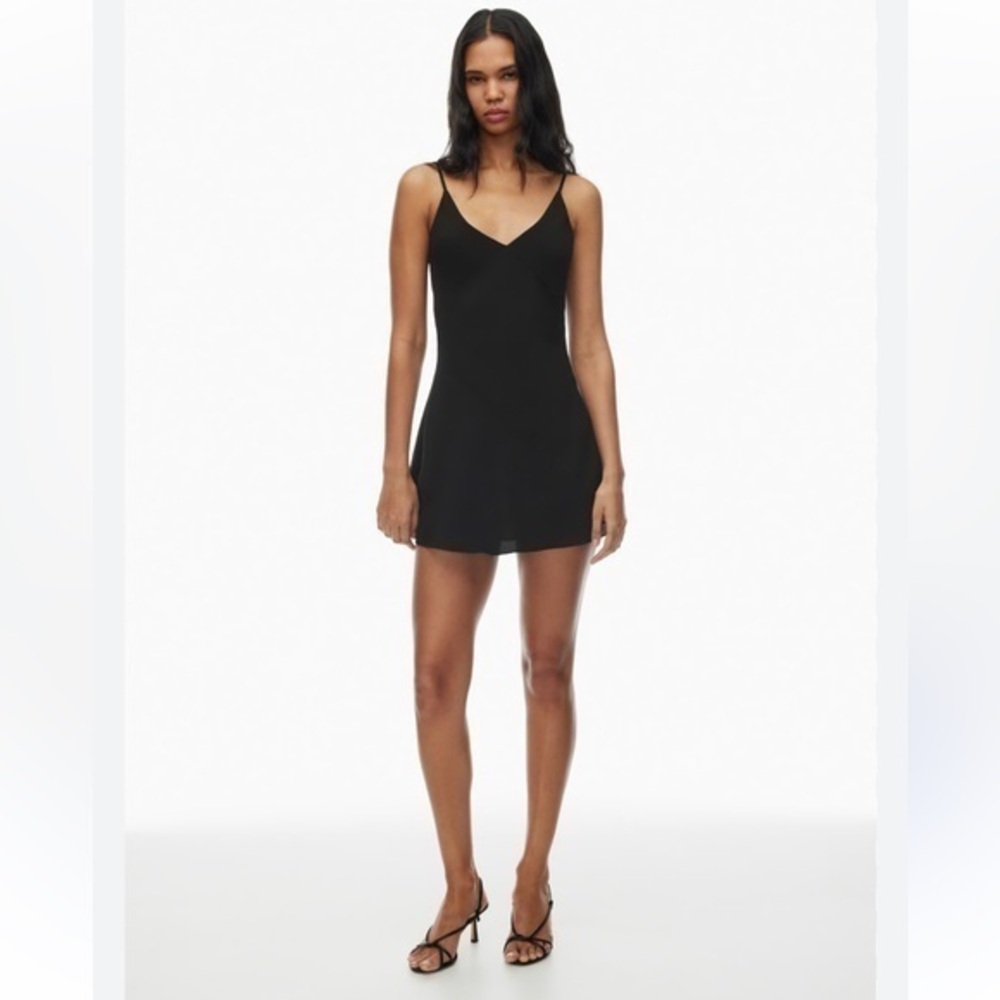 Dynamite Black Mini Strappy Black Dress Size XS